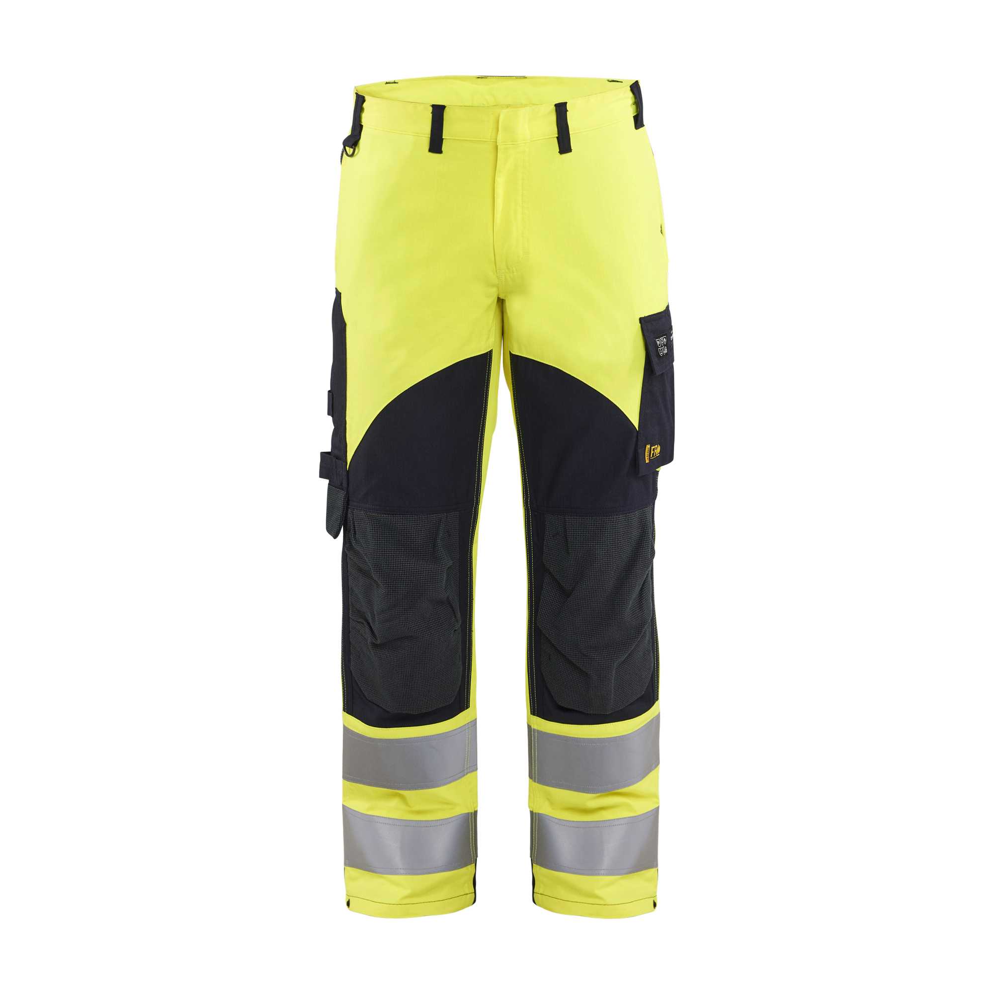 BLAKLADER 15881512 Multinorm Inherent trousers Hi Vis Reflective Work Trousers Men - ripstop fabric