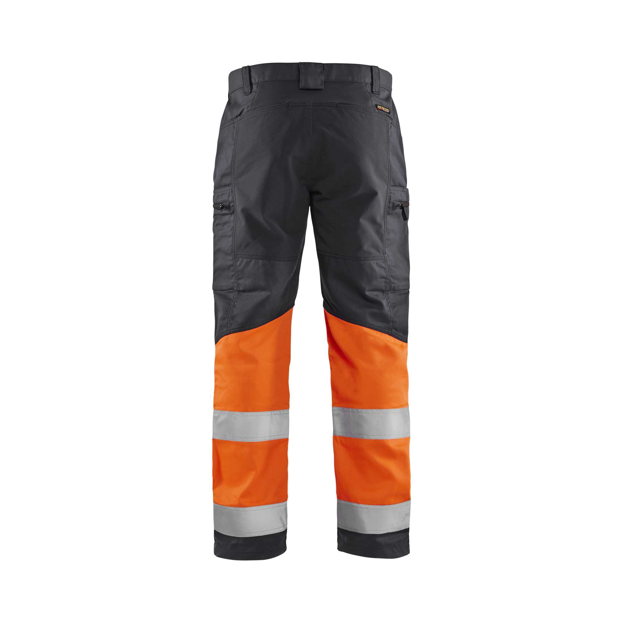 BLAKLADER 15511811 | Hi Vis Trousers with Stretch Hi Vis Reflective Work Trousers Men - 65% Polyester