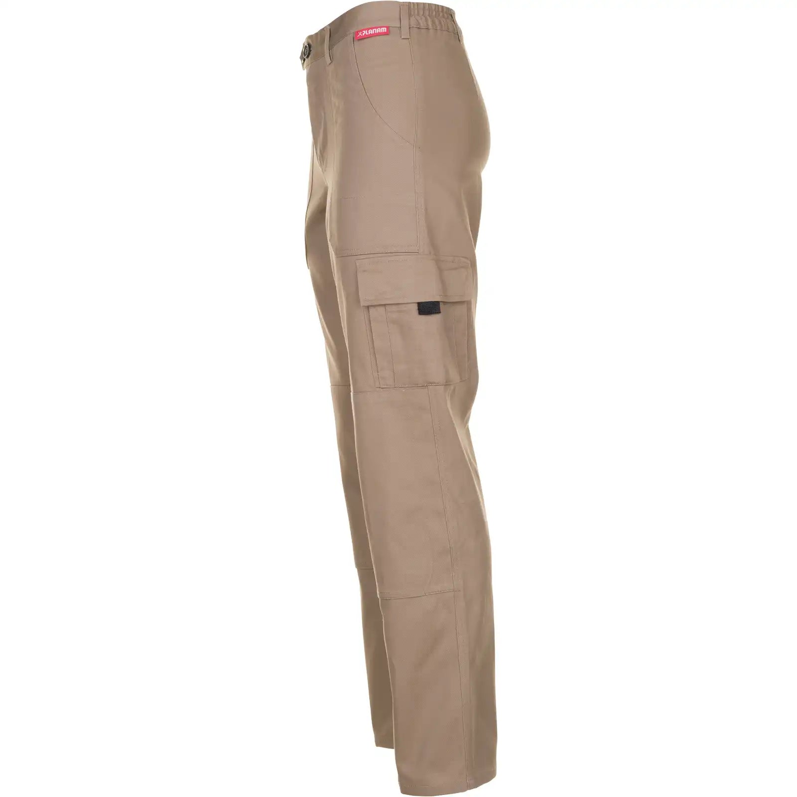 Planam BW 290 Cargo-Bundhose khaki 102 khaki - Produktbild ohne Model