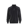 BLAKLADER 33531158 Half Zip 2 Tone Sweatshirt Work Sweatshirt MEN - 100% Cotton