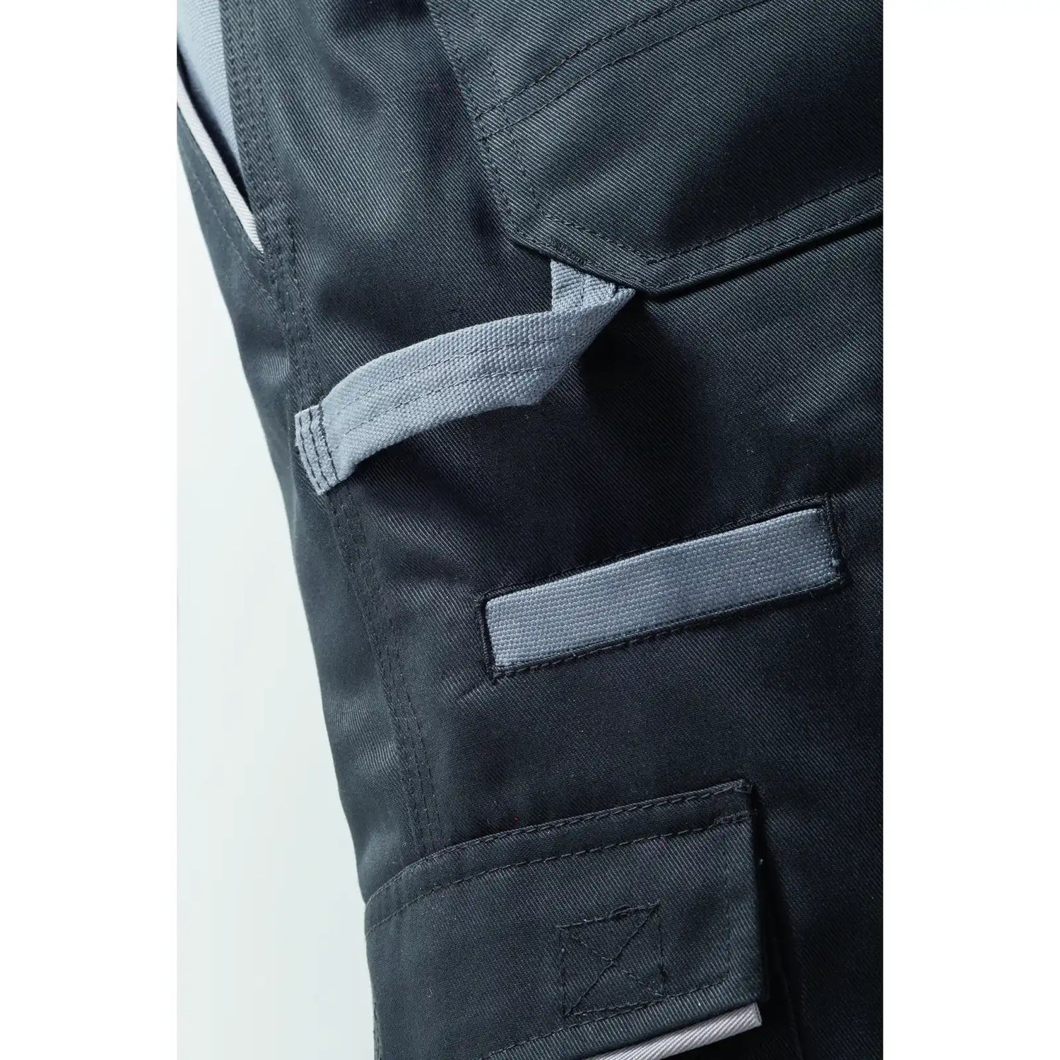 Planam Highline Damen Bundhose schiefer/schwarz/rot 34 schiefer/schwarz/rot - Extra Detailbild