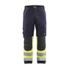 BLAKLADER 14881512 Multinorm Inherent trousers Hi Vis Reflective Work Trousers Men - Ripstop Fabric