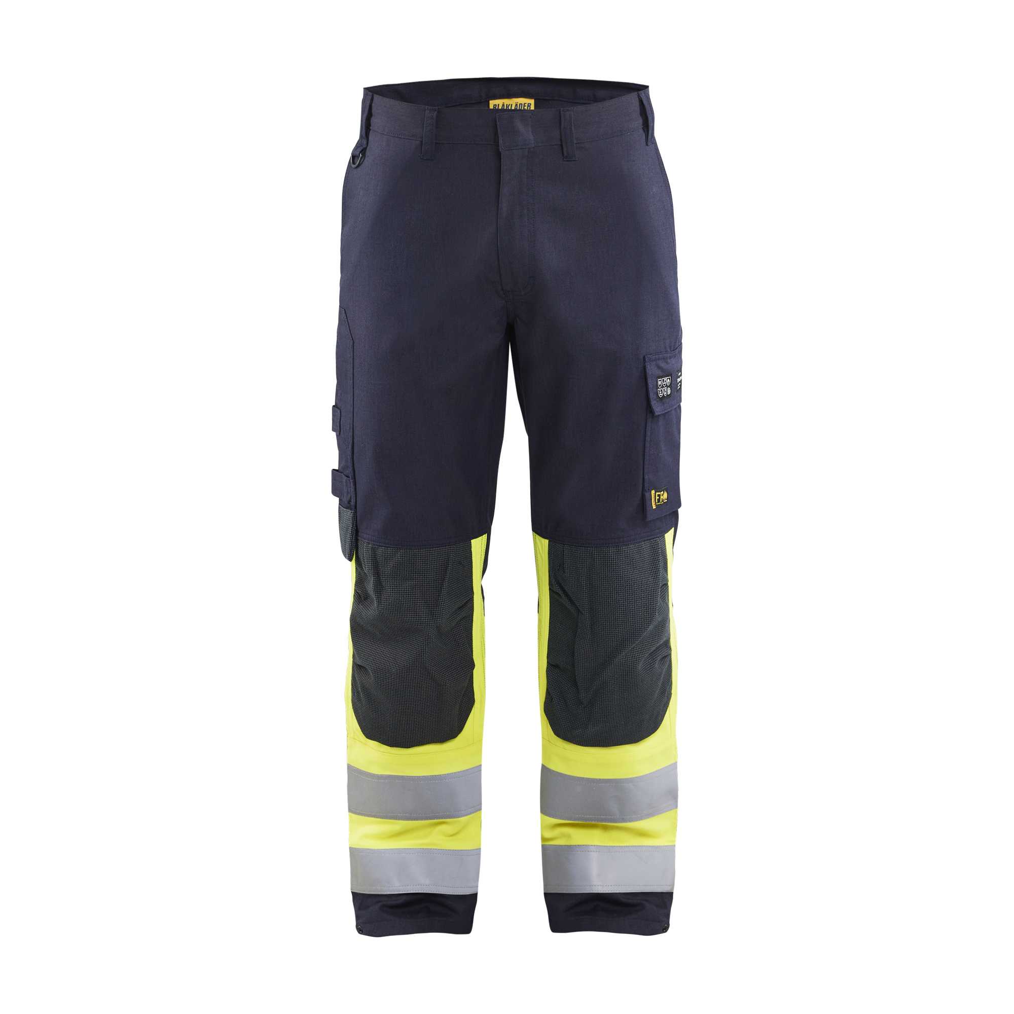 BLAKLADER 14881512 Multinorm Inherent trousers Hi Vis Reflective Work Trousers Men - Ripstop Fabric