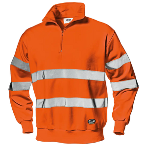 RUNNER SWEATSHIRT - Class 3 - Hi-Vis - Reflective Bands - Image 1
