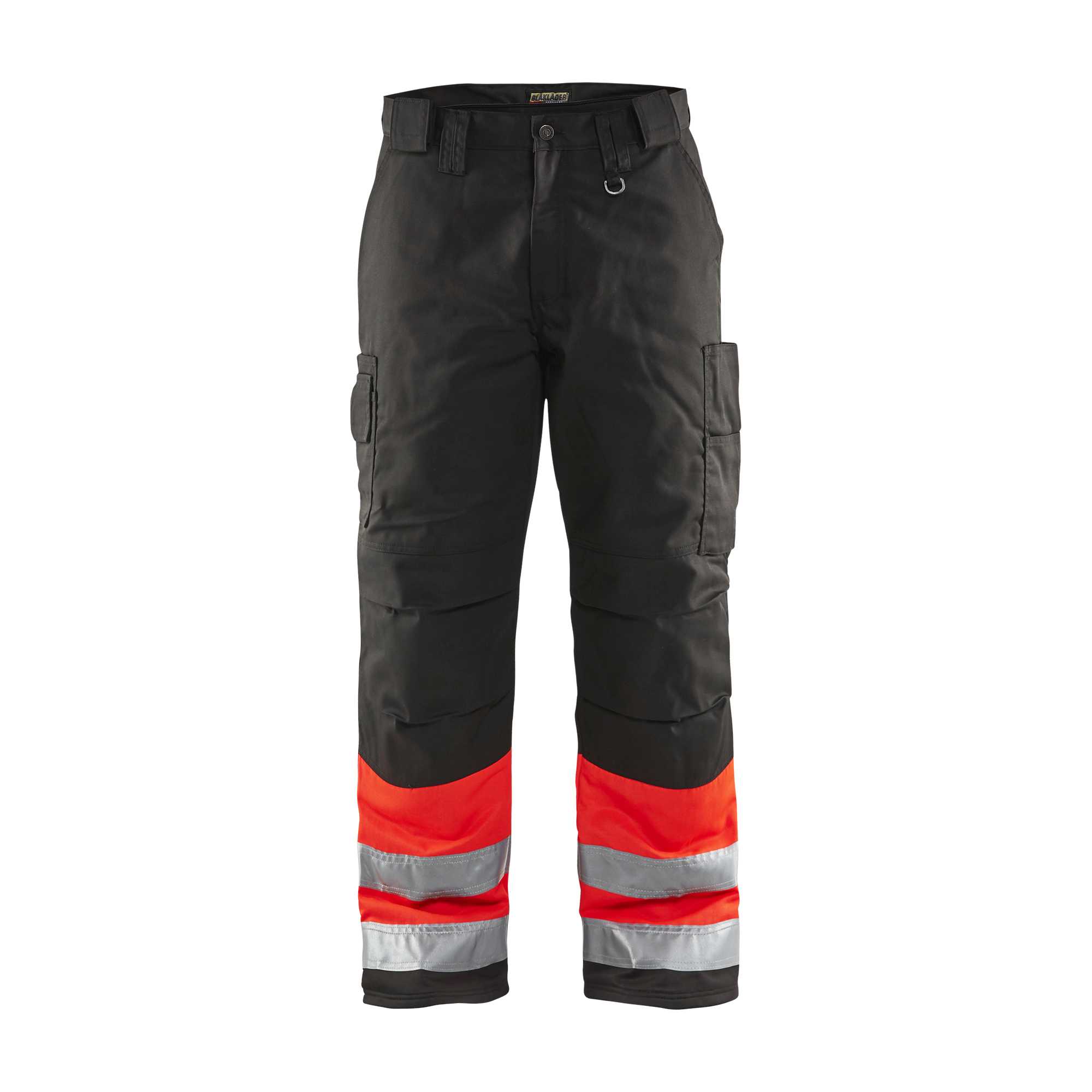 BLAKLADER 18621811 | Hi Vis Winter Trousers Hi Vis Reflective Work Trousers Men - Insulated Lining