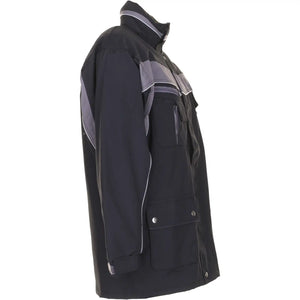 Planam Plaline Allwetterjacke schwarz/zink XS schwarz/zink - Produktbild ohne Model