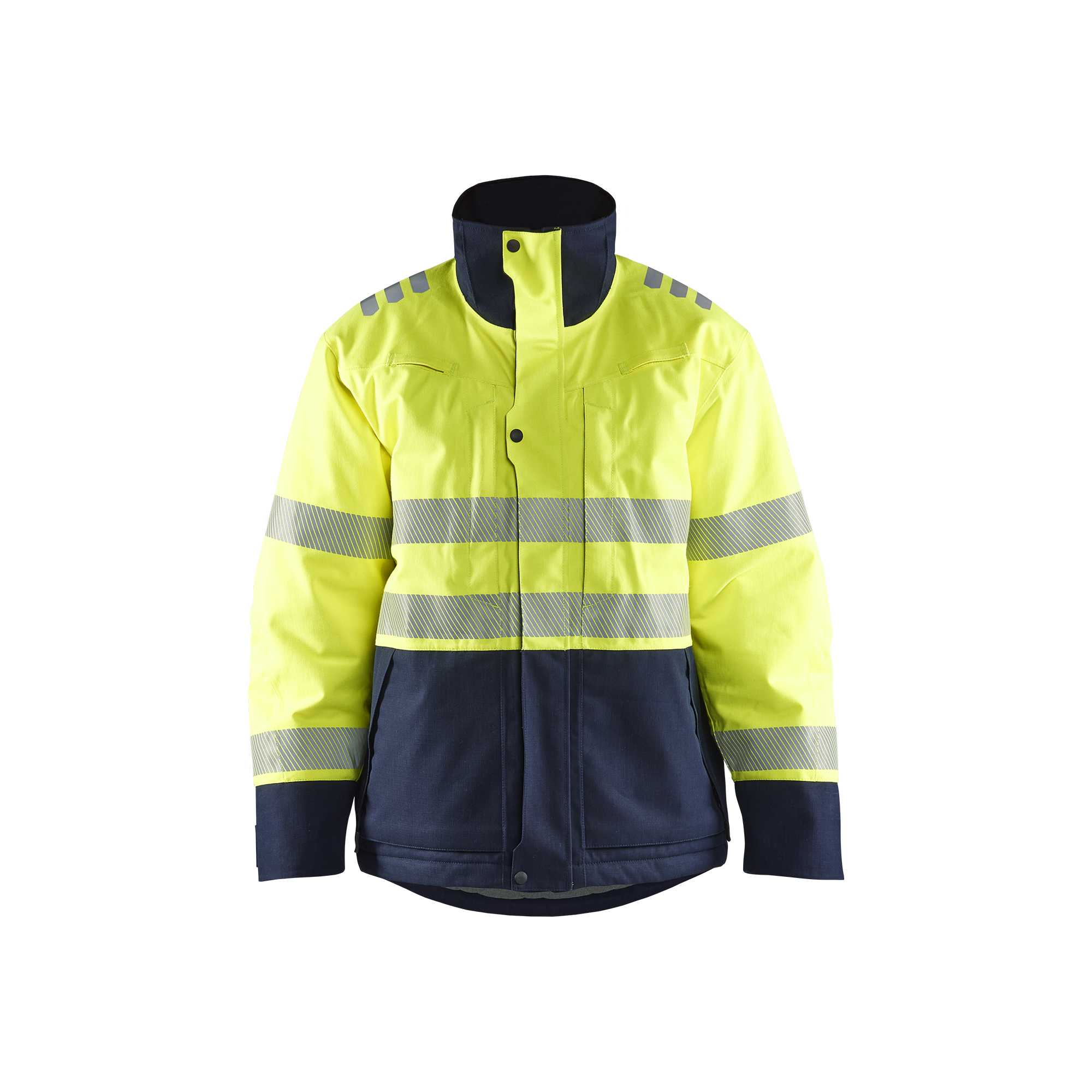 BLAKLADER 45171534 Multinorm Winter Jacket Hi Vis Reflective Winter Work Jacket MEN - Flame Resistant