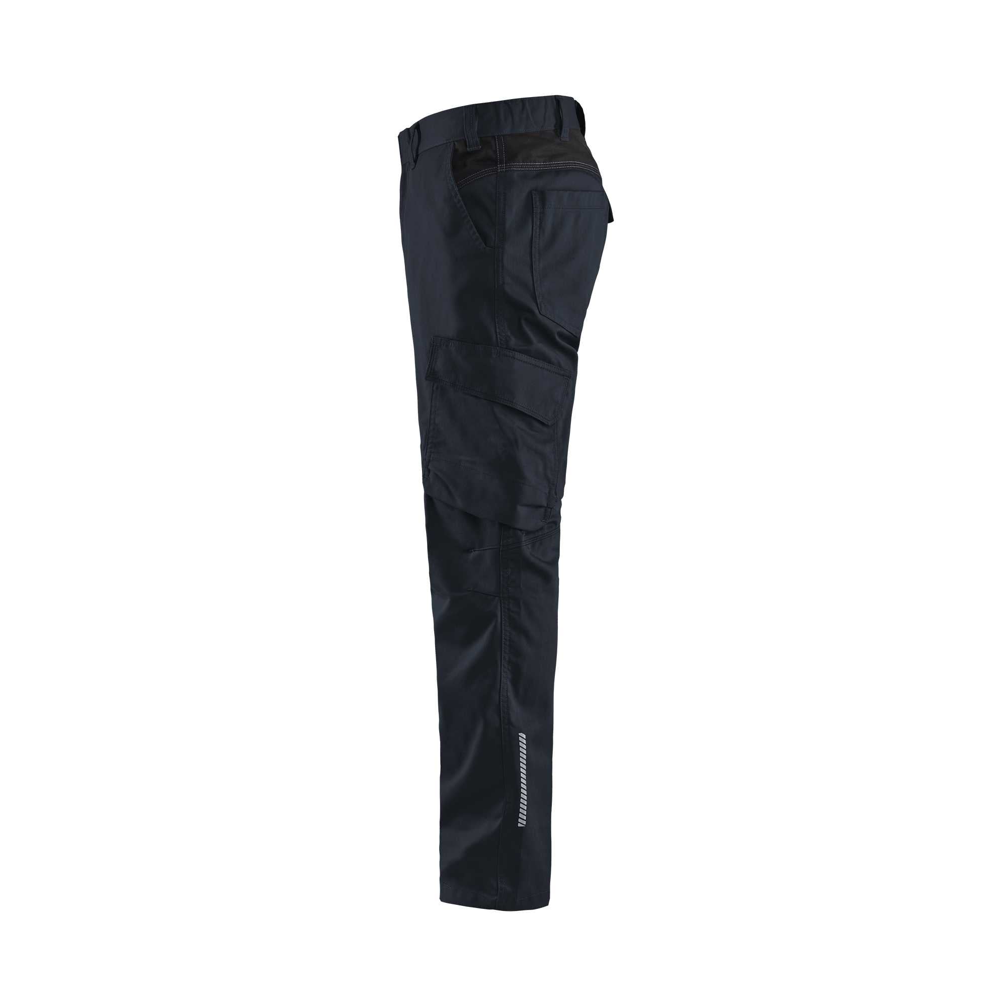 BLAKLADER 14441832 | Industry trousers stretch Hi Vis Reflective Work Trousers Men - twill fabric