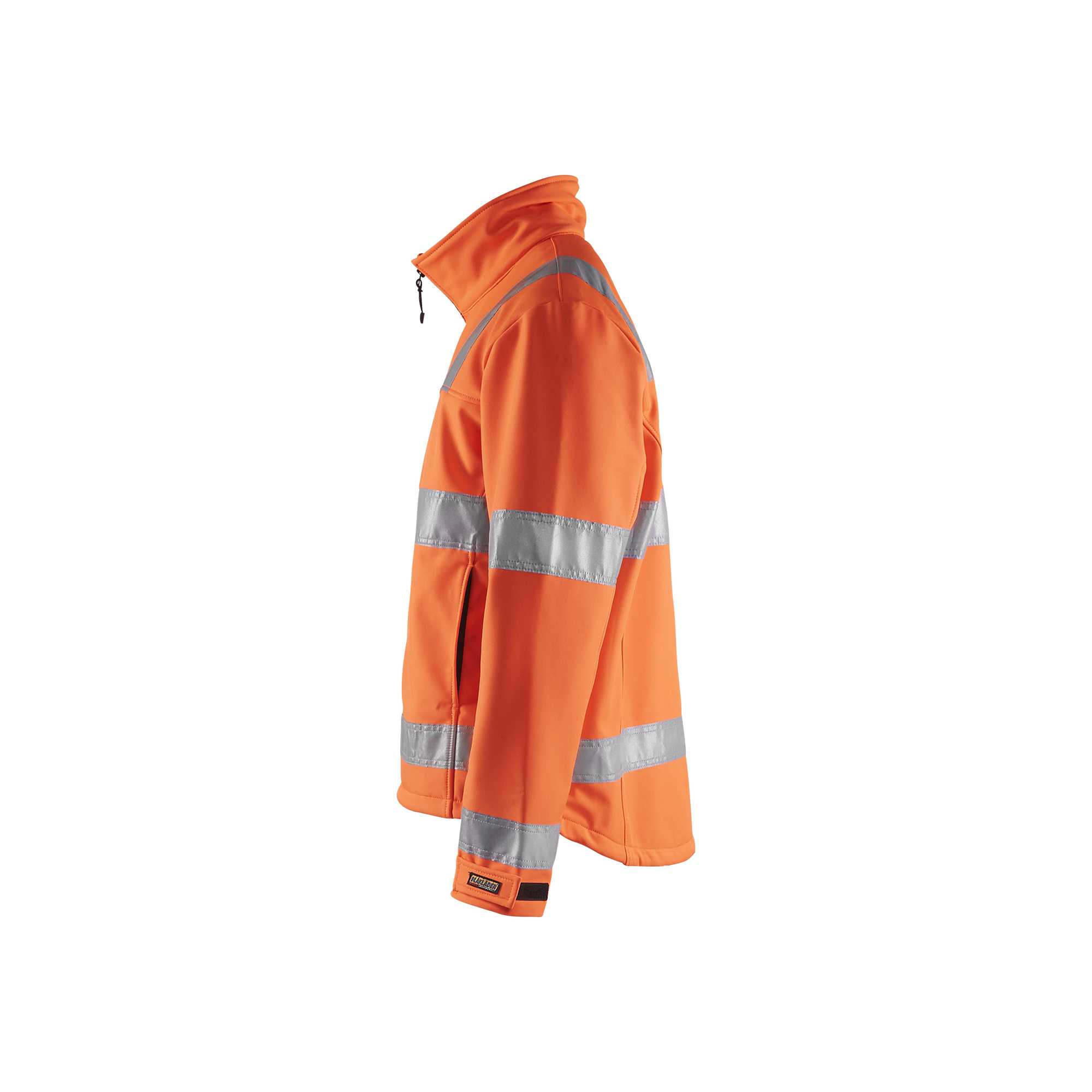 BLAKLADER 48382517 Hi Vis Softshell Jacket Softshell Work Jacket MEN - Waterproof