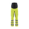 BLAKLADER 71001642 Women's hi Vis 4 way stretch maternity trousers Hi Vis Reflective Work Trousers Women - water repellent