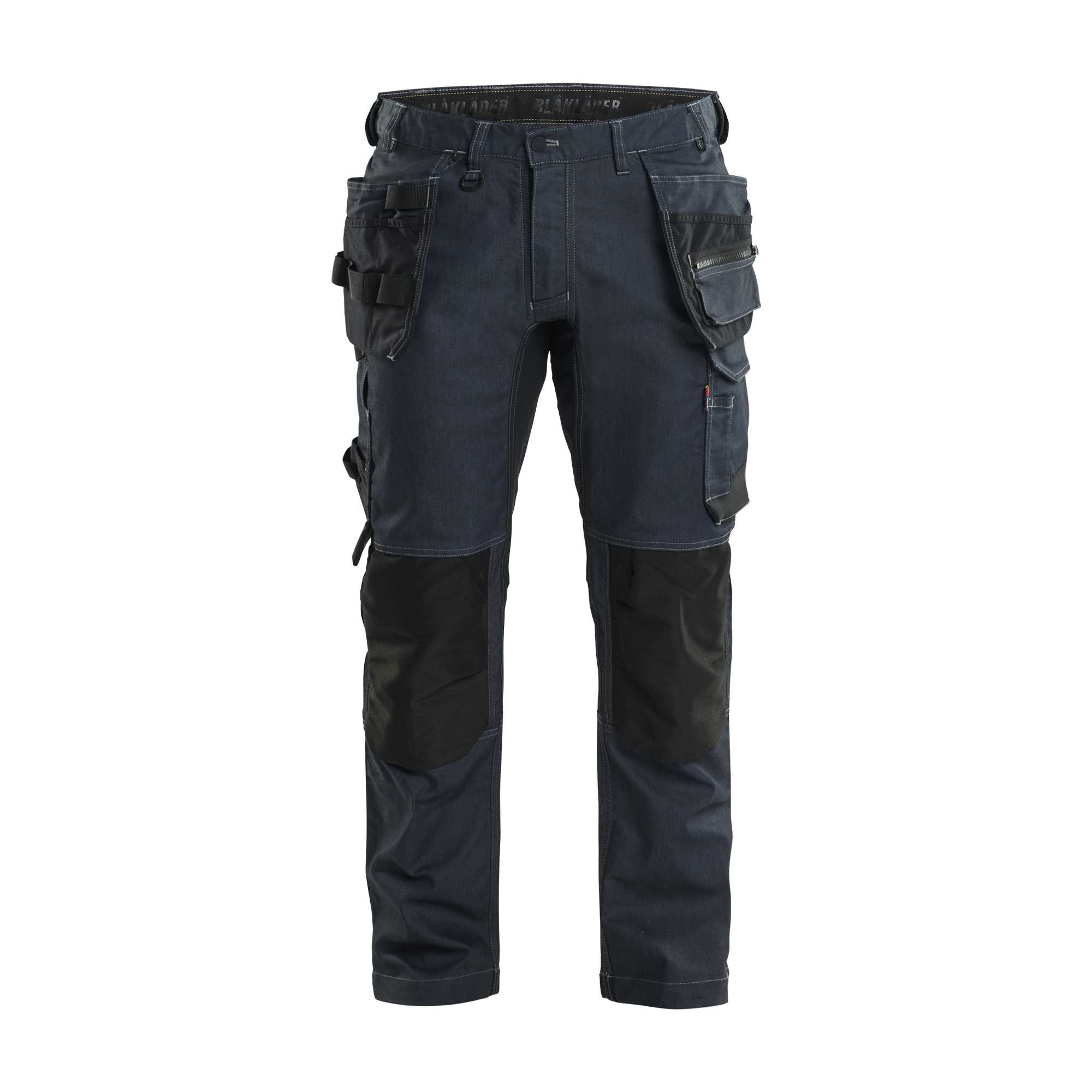 BLAKLADER 17501141 Craftsman Trousers Stretch Work Trousers Men - CORDURA Denim