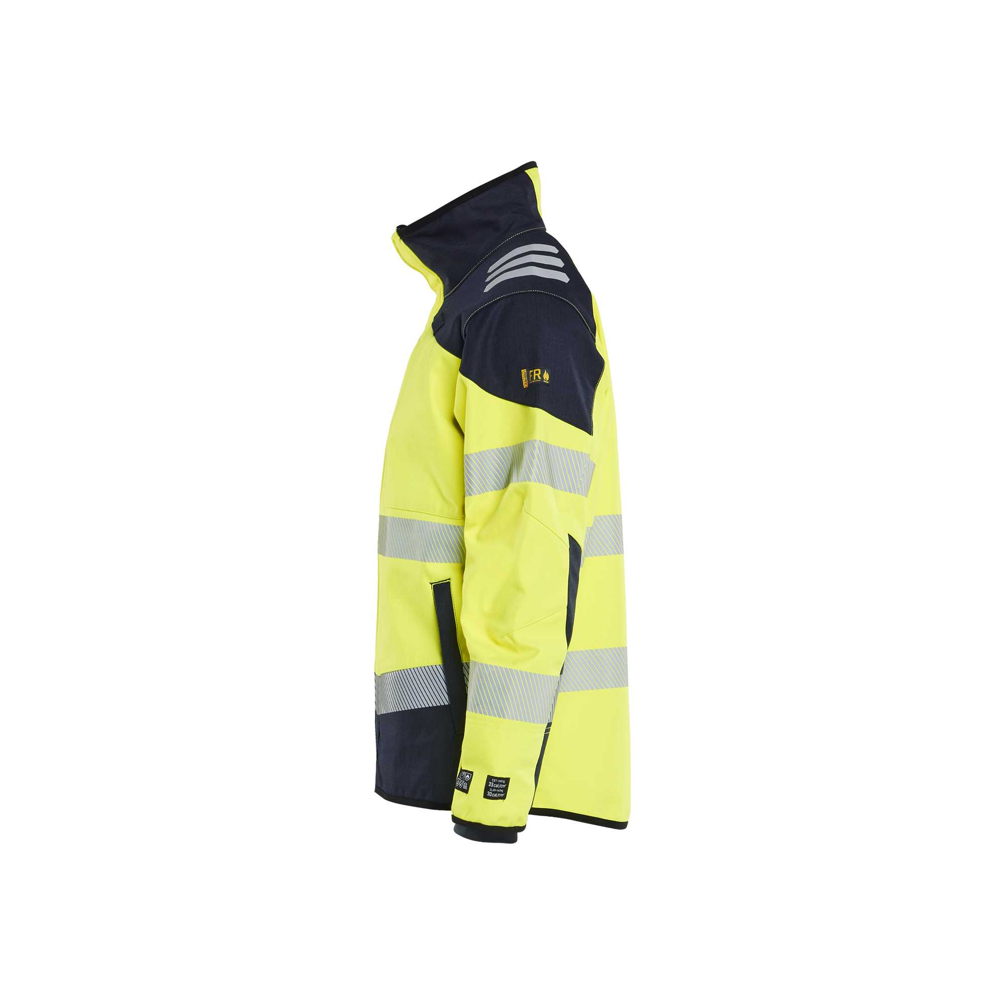 BLAKLADER 49481560 Multinorm softshell jacket Hi Vis Reflective Softshell Work Jacket MEN - Flame Resistant
