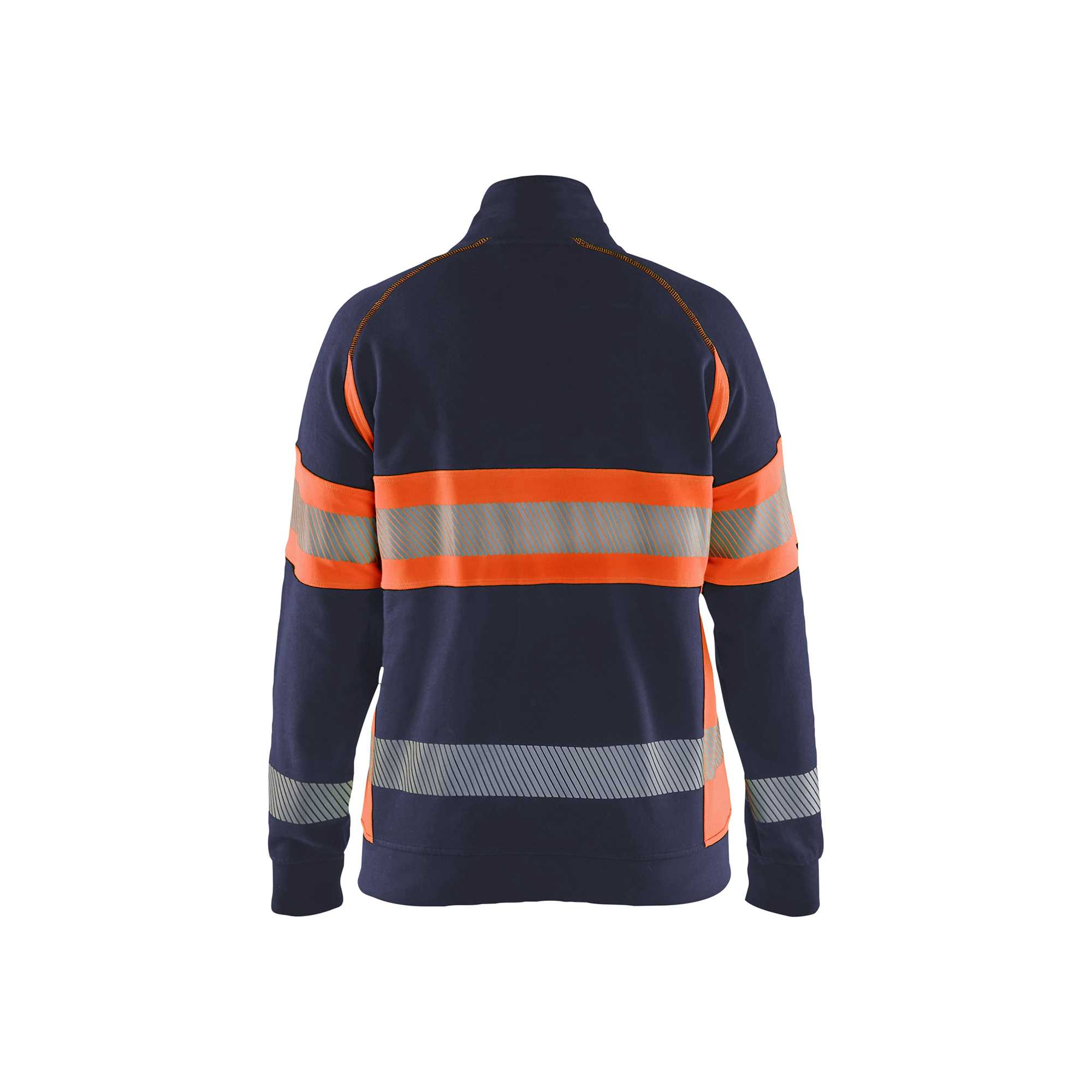 BLAKLADER 35051158 Hi Vis Reflective Full-zip Work Sweatshirt WOMEN - 100% Cotton