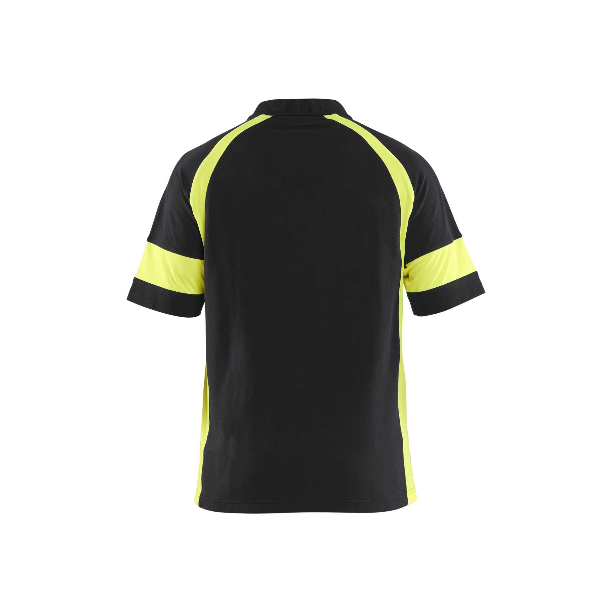 BLAKLADER 35281050 Polo Shirt with Hi vis Hi Vis Reflective Short Sleeve Work Polo MEN - 60% Cotton 40% Polyester