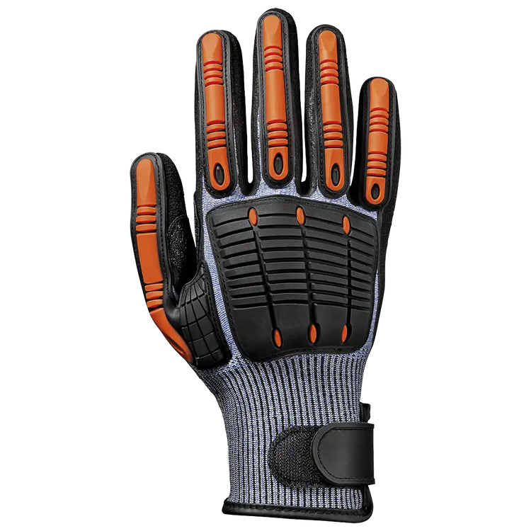 MAX IMPACT GLOVES - Anti-Slip Finish - Back Protection - High-Tenacity Dytex Knit - Pack of 12 Pieces - Image 1