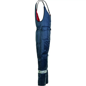 Planam Kühl-/Gefrierhaus Kühlhaus Latzhose marine, Innenfutter rot S marine, Innenfutter rot - Produktbild ohne Model