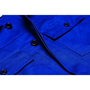Planam BW 270 Arbeitsjacke kornblumenblau 102 kornblumenblau - Detailbild
