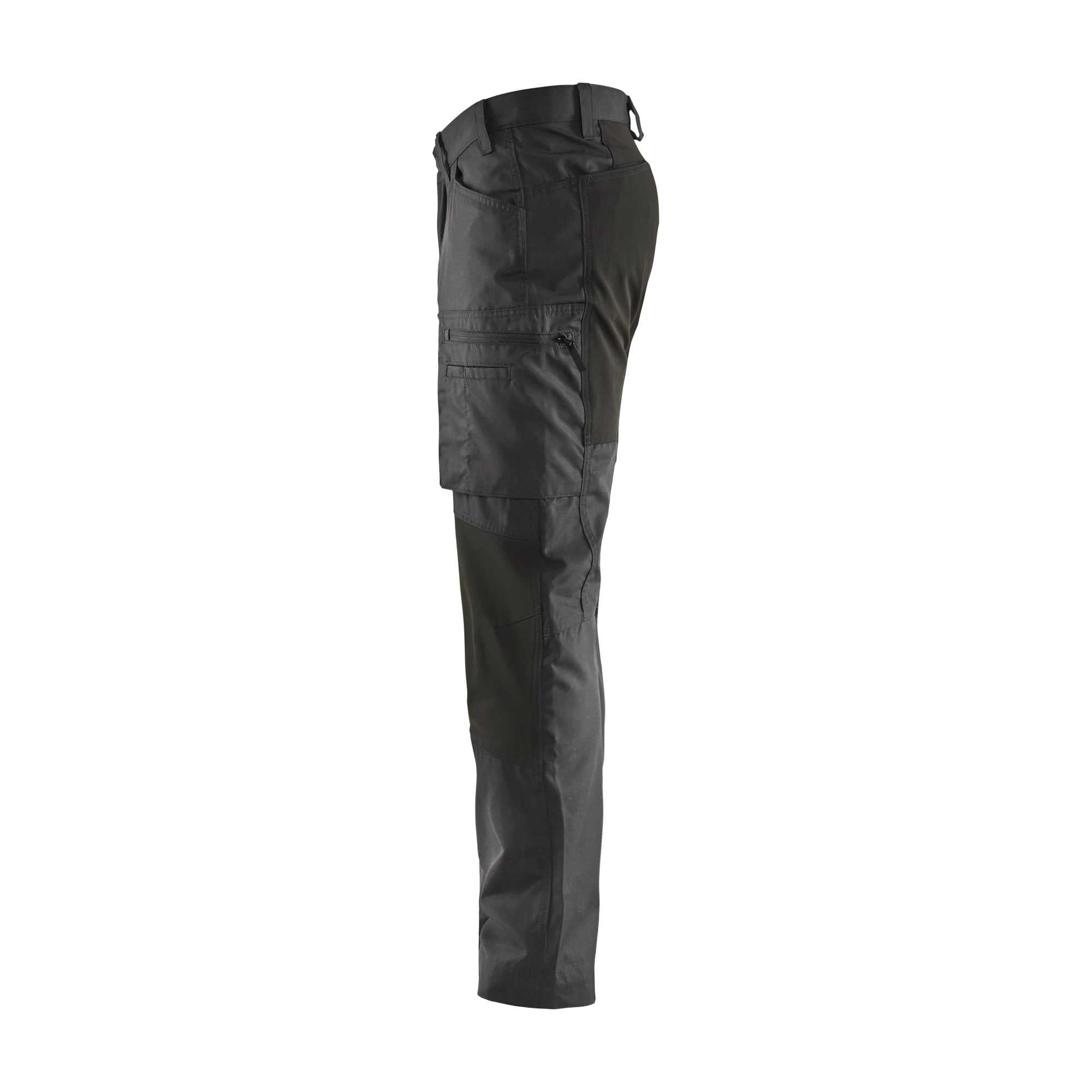 BLAKLADER 14591845 Service Trousers with Stretch Work Trousers Men - stretch panels