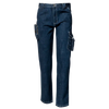 JEANS CARGO WORK TROUSERS - Multi-Functional Utility Pockets, 100% Cotton Denim