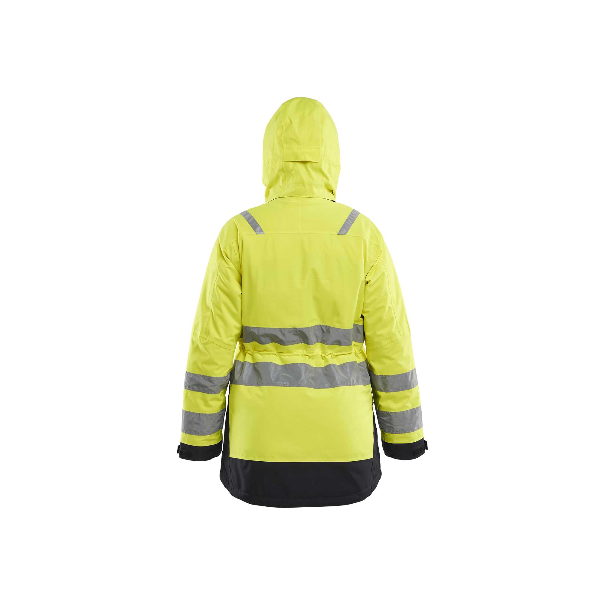 BLAKLADER 44721987 Women's Hi vis Winter Parka Hi Vis Reflective Parka Work Jacket WOMEN - Waterproof