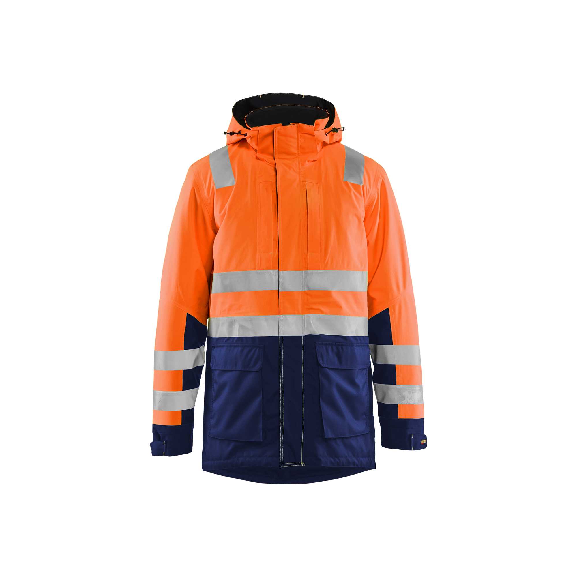 BLAKLADER 44951987 Winter Parka Hi vis Hi Vis Reflective Parka Work Jacket MEN - Waterproof