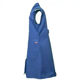 Planam Damen Mantel Baumwolle ärmellos kornblumenblau 36 kornblumenblau - Produktbild ohne Model