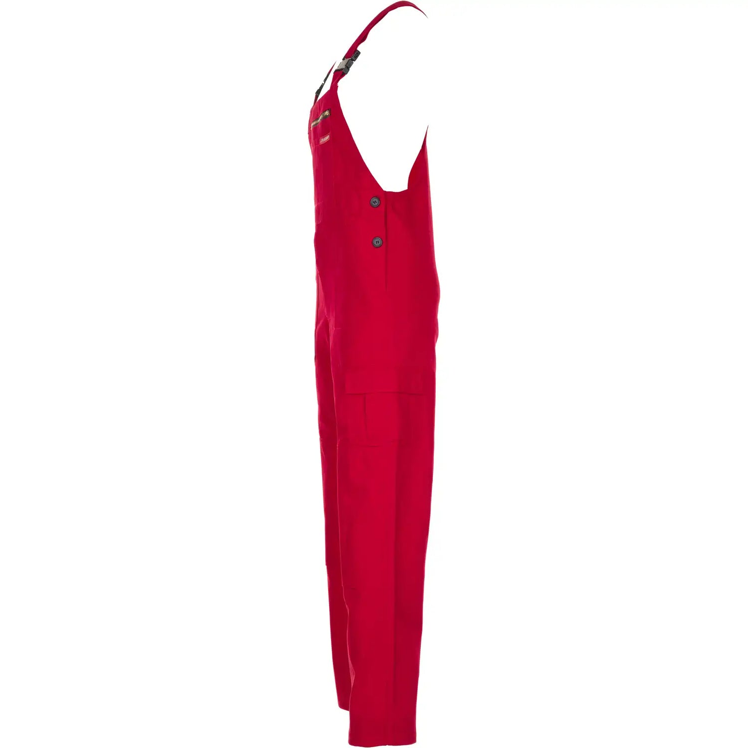 Planam BW 290 Cargo-Latzhose mittelrot 102 mittelrot - Produktbild ohne Model