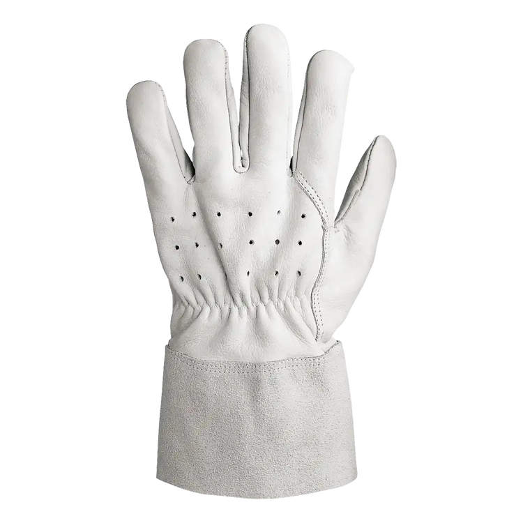 SIR SAFETY FLORES Work Gloves - Grain Cowhide Leather - 12 Pairs