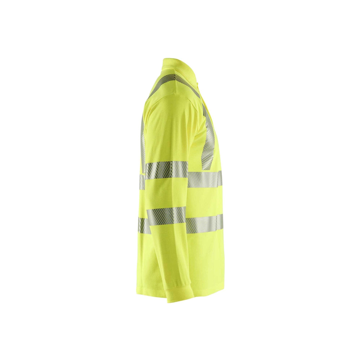 BLAKLADER 34391726 Multinorm long sleeved Polo Hi Vis Reflective Long Sleeve Work Polo MEN - Flame Retardant