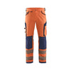 BLAKLADER 11971642 | Hi Vis Trousers 4 way stretch Hi Vis Reflective Work Trousers Men - Water Repellent