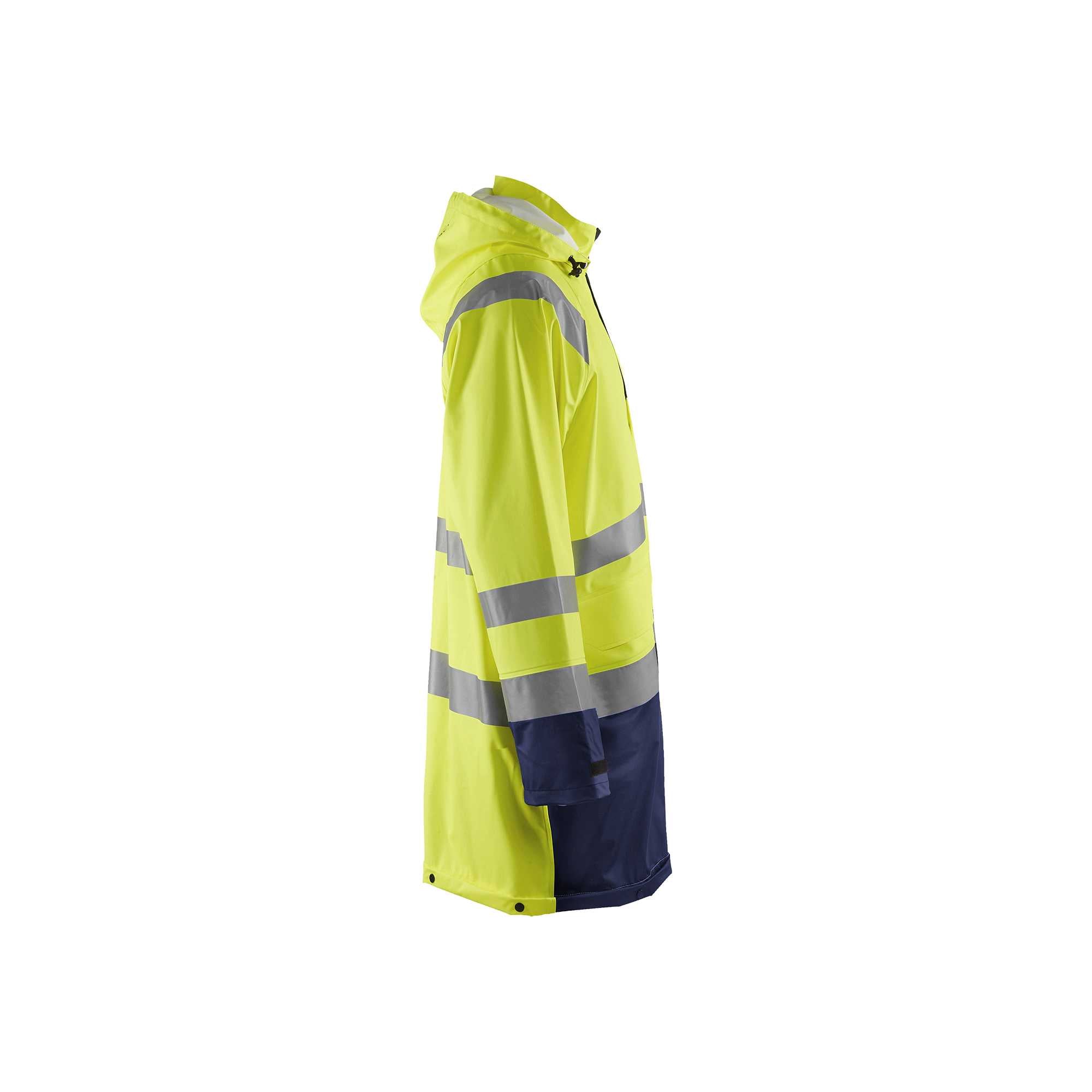 BLAKLADER 43242000 Rain Jacket Hi Vis LEVEL 1 Hi Vis Reflective Rain Jacket MEN - Waterproof