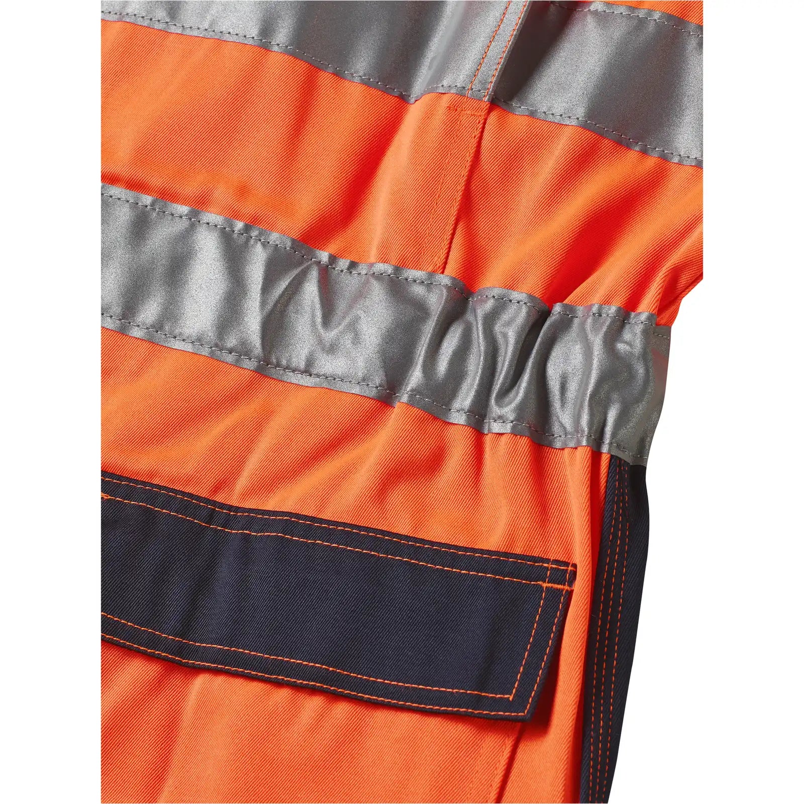 Planam Warnschutz Rallyekombi orange/marine 102 orange/marine - Extra Detailbild