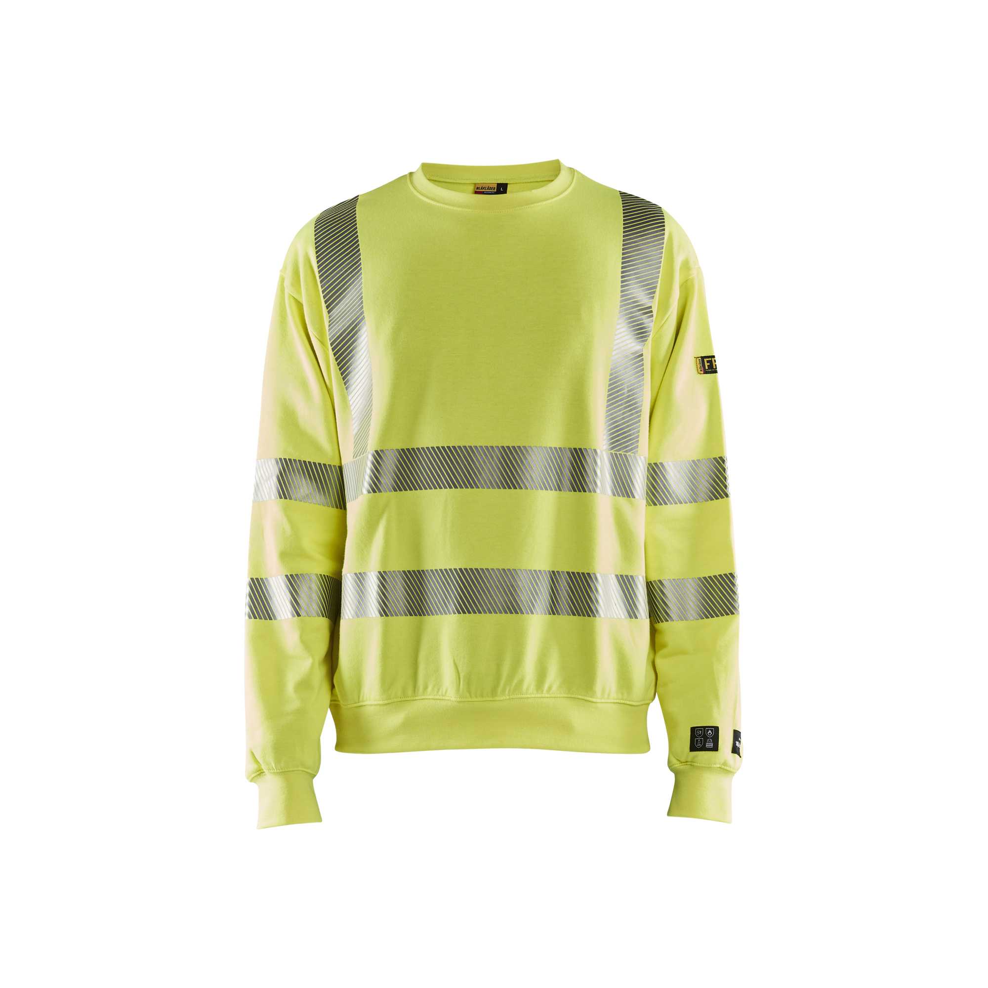 BLAKLADER 30871762 MULTINORM Hi Vis Reflective Work Sweatshirt MEN - Flame Retardant