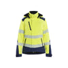 BLAKLADER 44012513 Women's Hi vis Lightweight lined Winter Softshell Jacket Hi Vis Reflective Softshell Work Jacket WOMEN - Waterproof