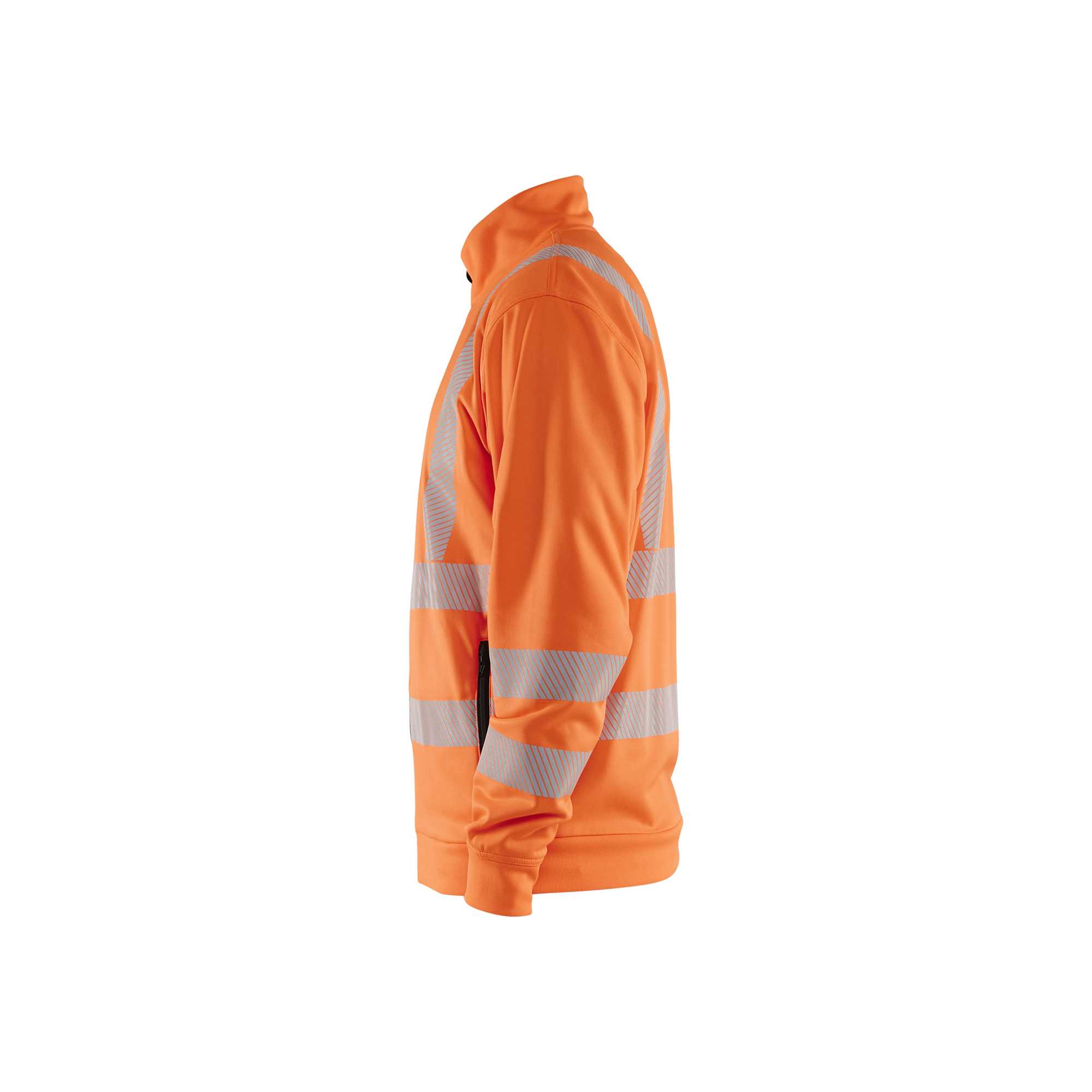 BLAKLADER 35632538 Hi Vis Reflective Full-zip Work Sweatshirt MEN - Breathable