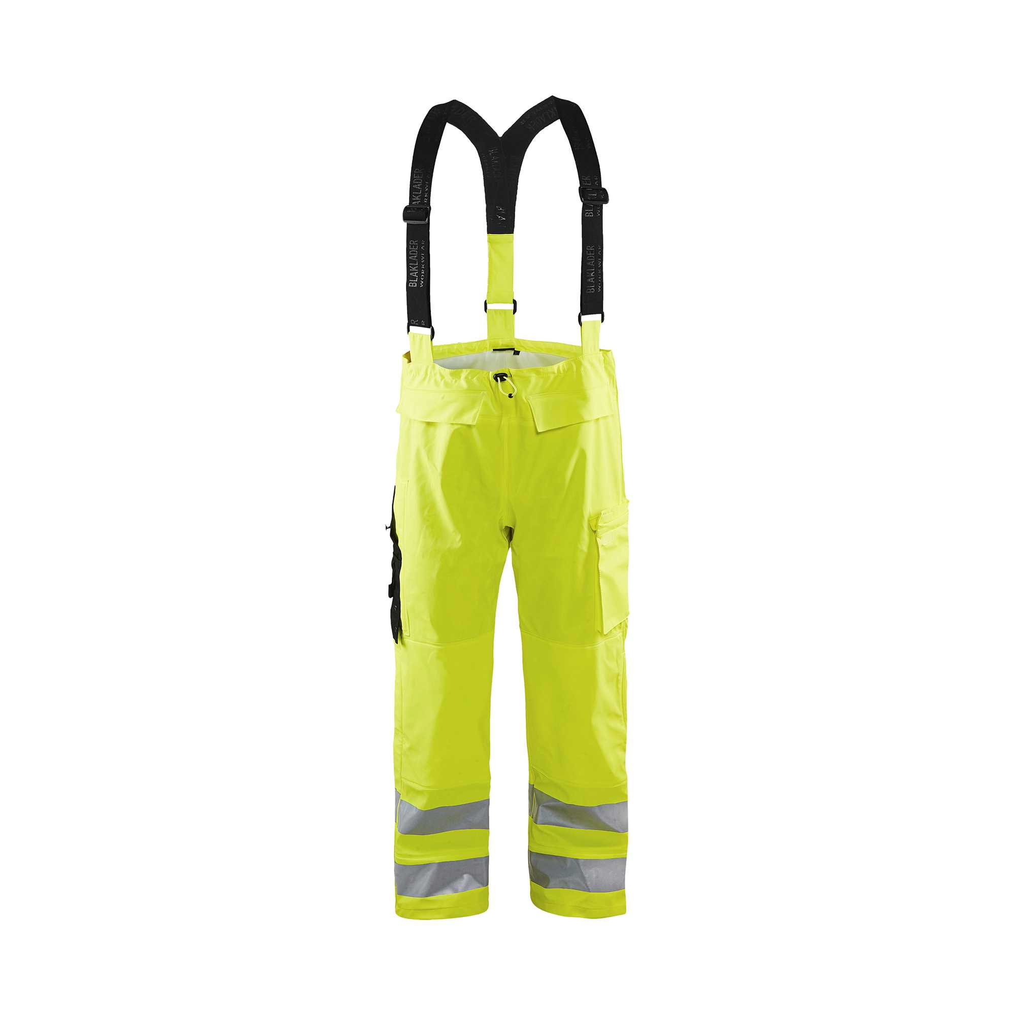 BLAKLADER 13062005 Rain trousers Hi Vis Level 3 Hi Vis Reflective Work Trousers Men - Waterproof