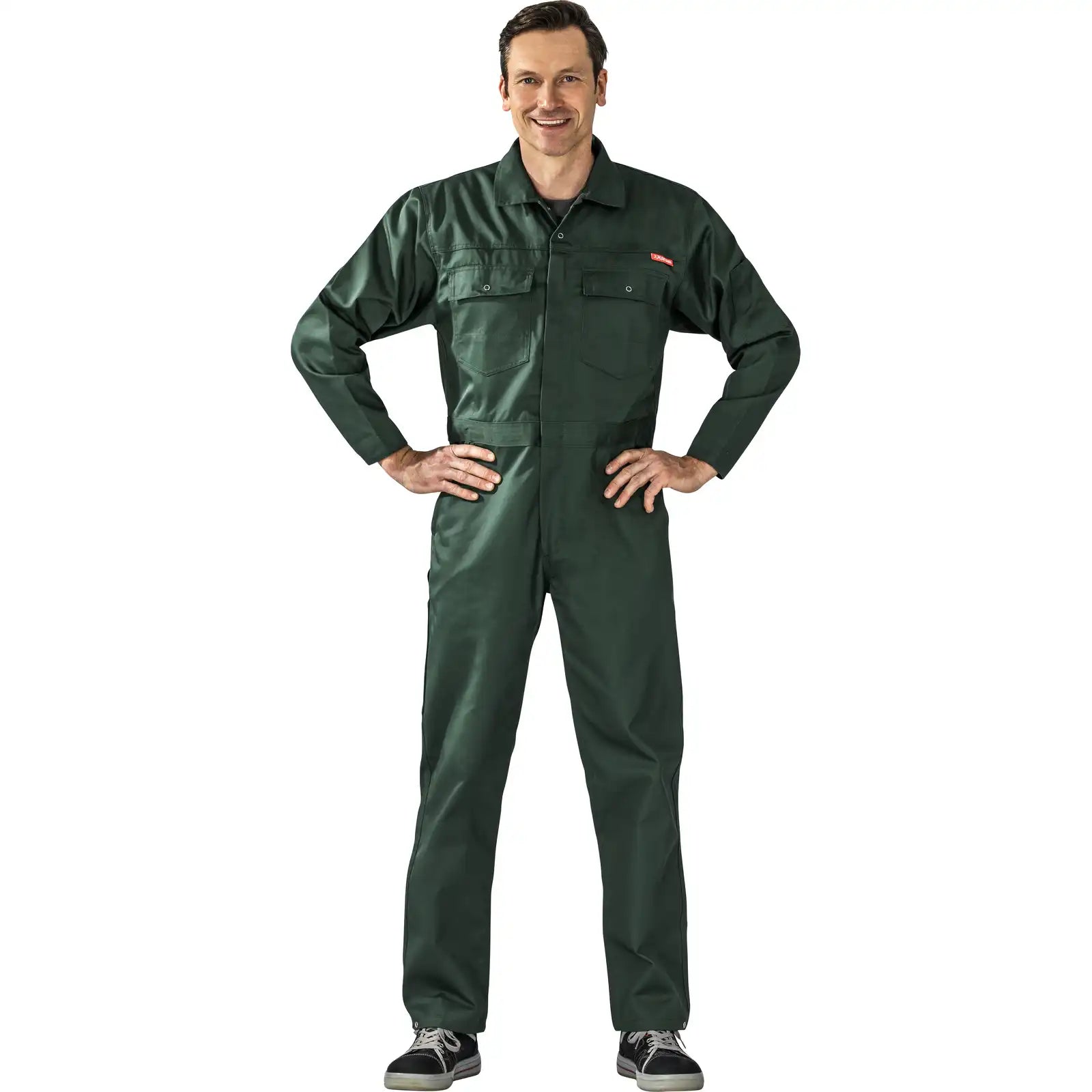 Planam MG 260 Rallyekombi mittelgrün 102 mittelgrün - Produktbild mit Model