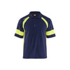 BLAKLADER 35281050 Polo Shirt with Hi vis Hi Vis Reflective Short Sleeve Work Polo MEN - 60% Cotton 40% Polyester
