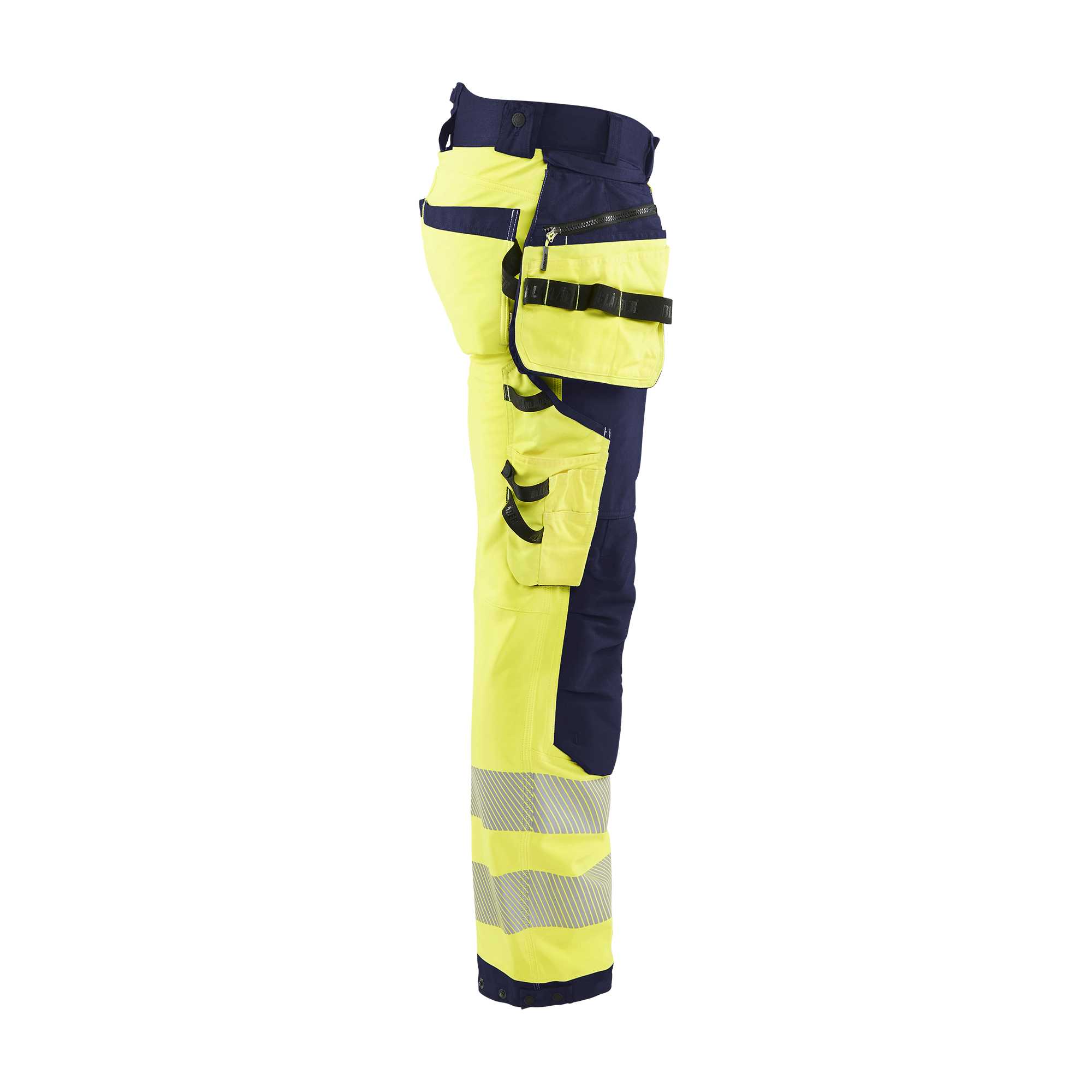 BLAKLADER 18202513 | Hi vis Softshell Trousers Hi Vis Reflective Work Trousers Men - Waterproof