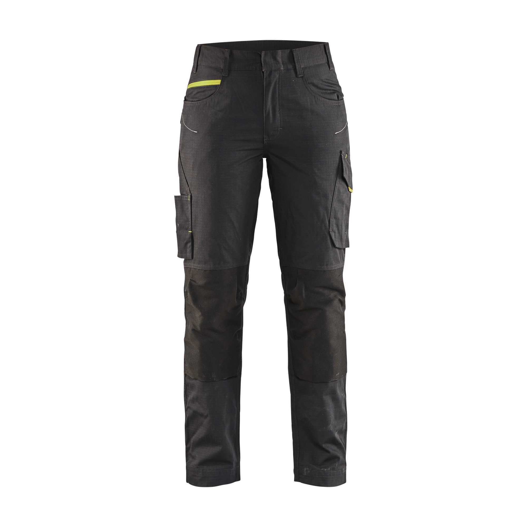 BLAKLADER 71951330 | Women's service trousers with stretch Hi Vis Reflective Work Trousers Women - Ripstop Fabric