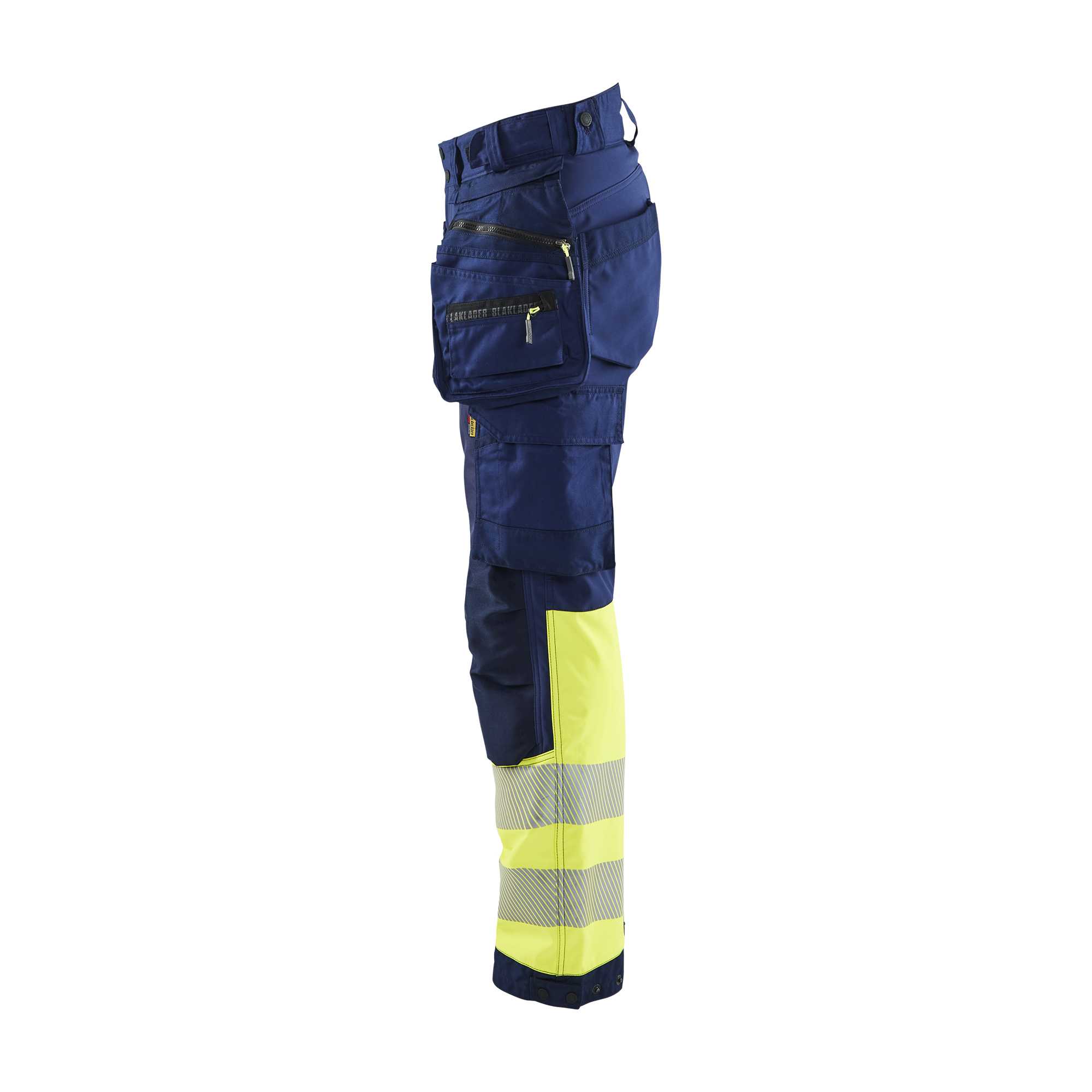 BLAKLADER 71142513 | Women's Hi Vis softshell trousers Hi Vis Reflective Work Trousers Women - Waterproof