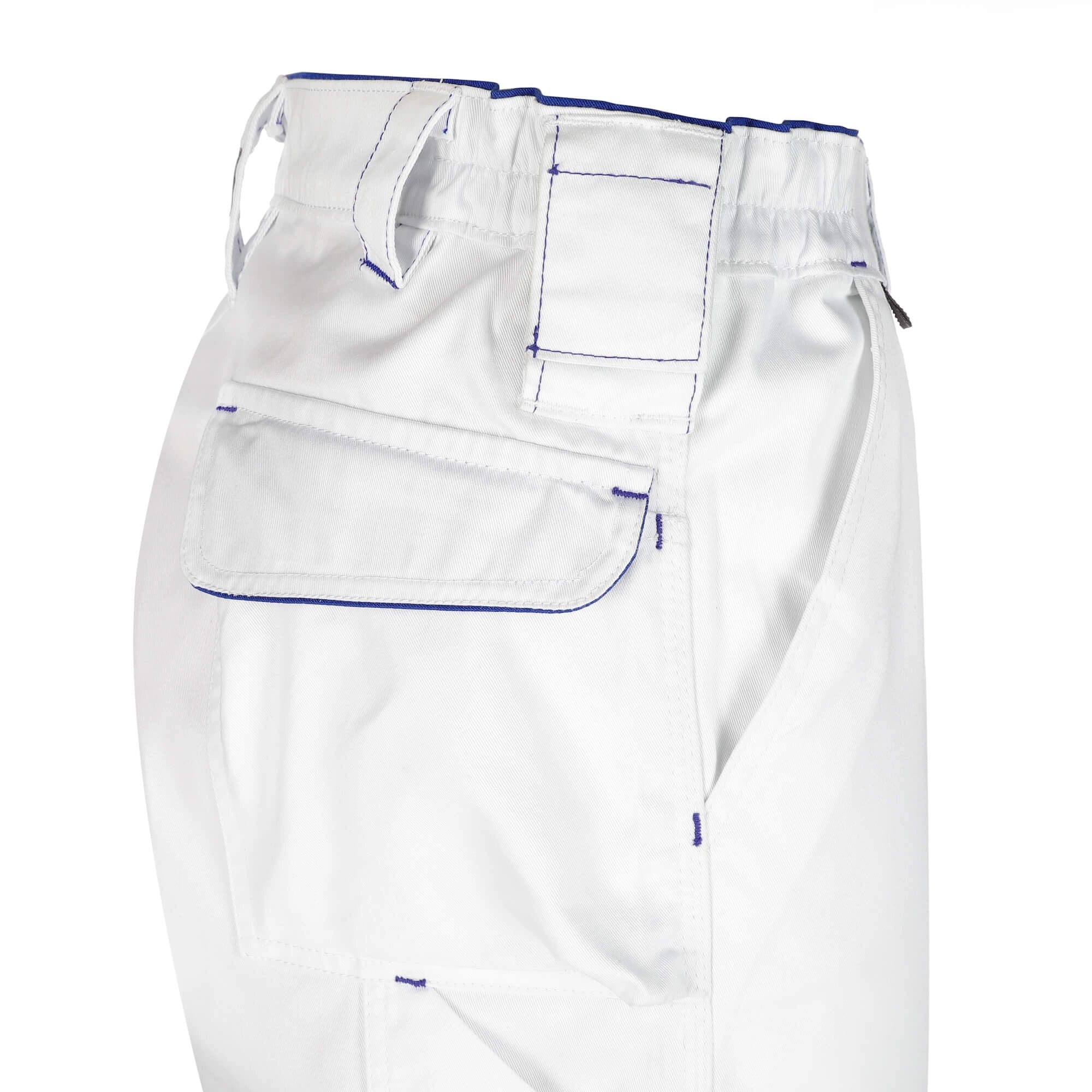 TMG Finesse Work trousers white - Hose Wei-05