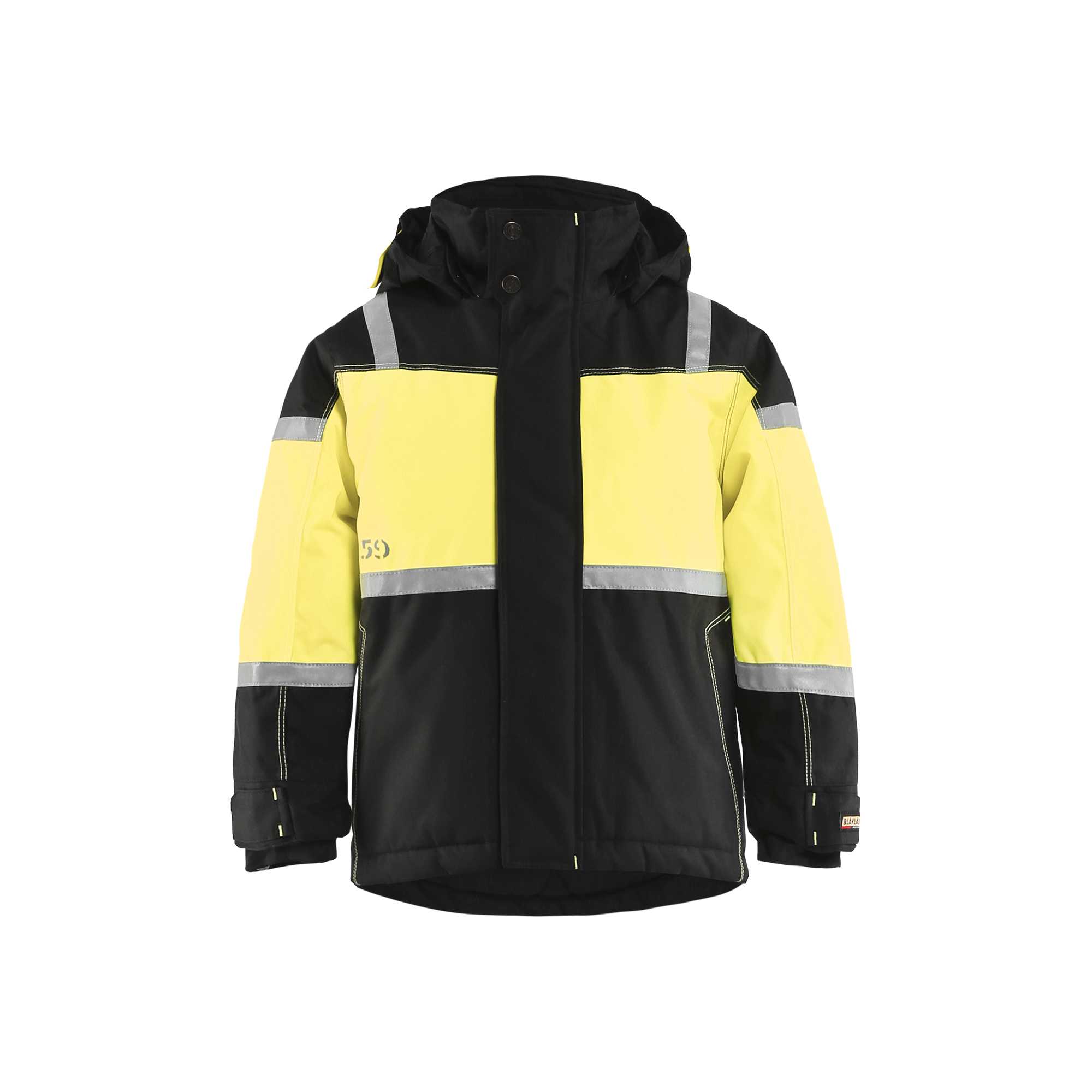 BLAKLADER 48581977 Children's Winter Jacket Hi Vis Reflective Work Jacket MEN - Waterproof