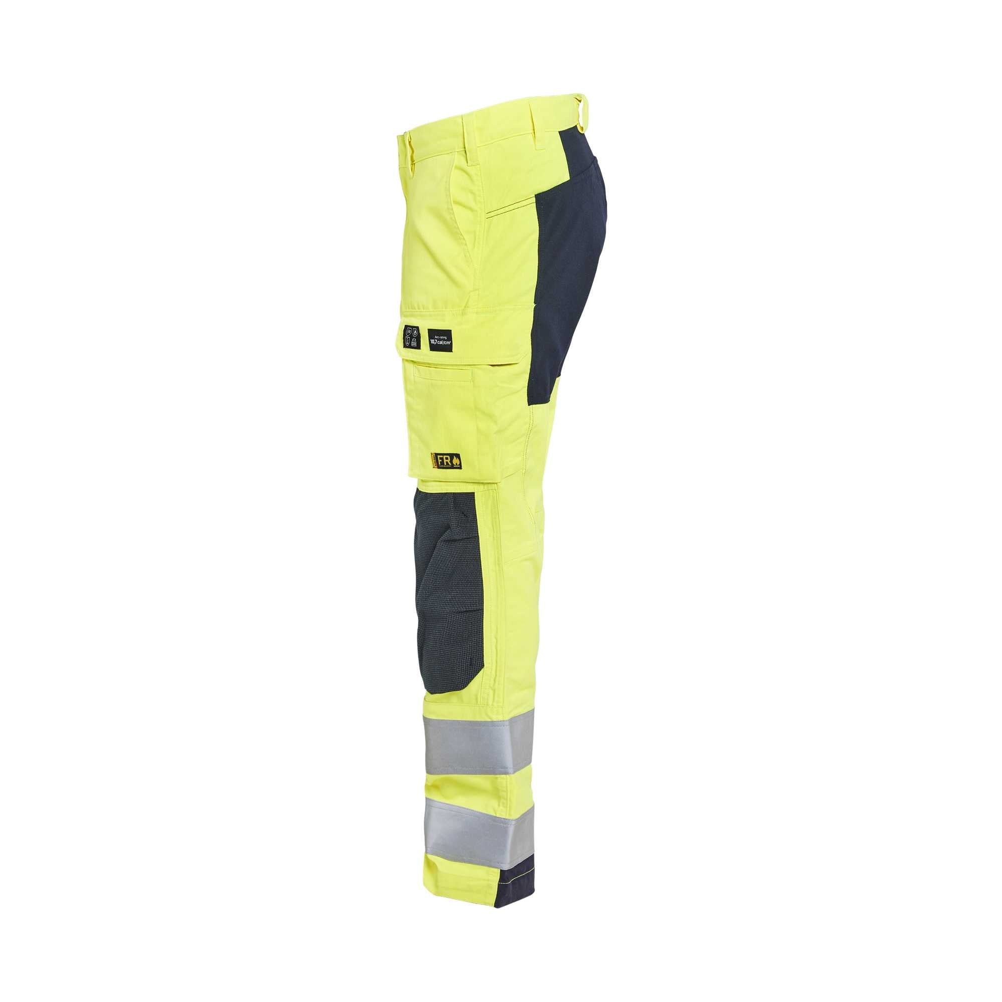 BLAKLADER 17881512 Multinorm Inherent trousers with stretch Hi Vis Reflective Work Trousers Men - ripstop fabric