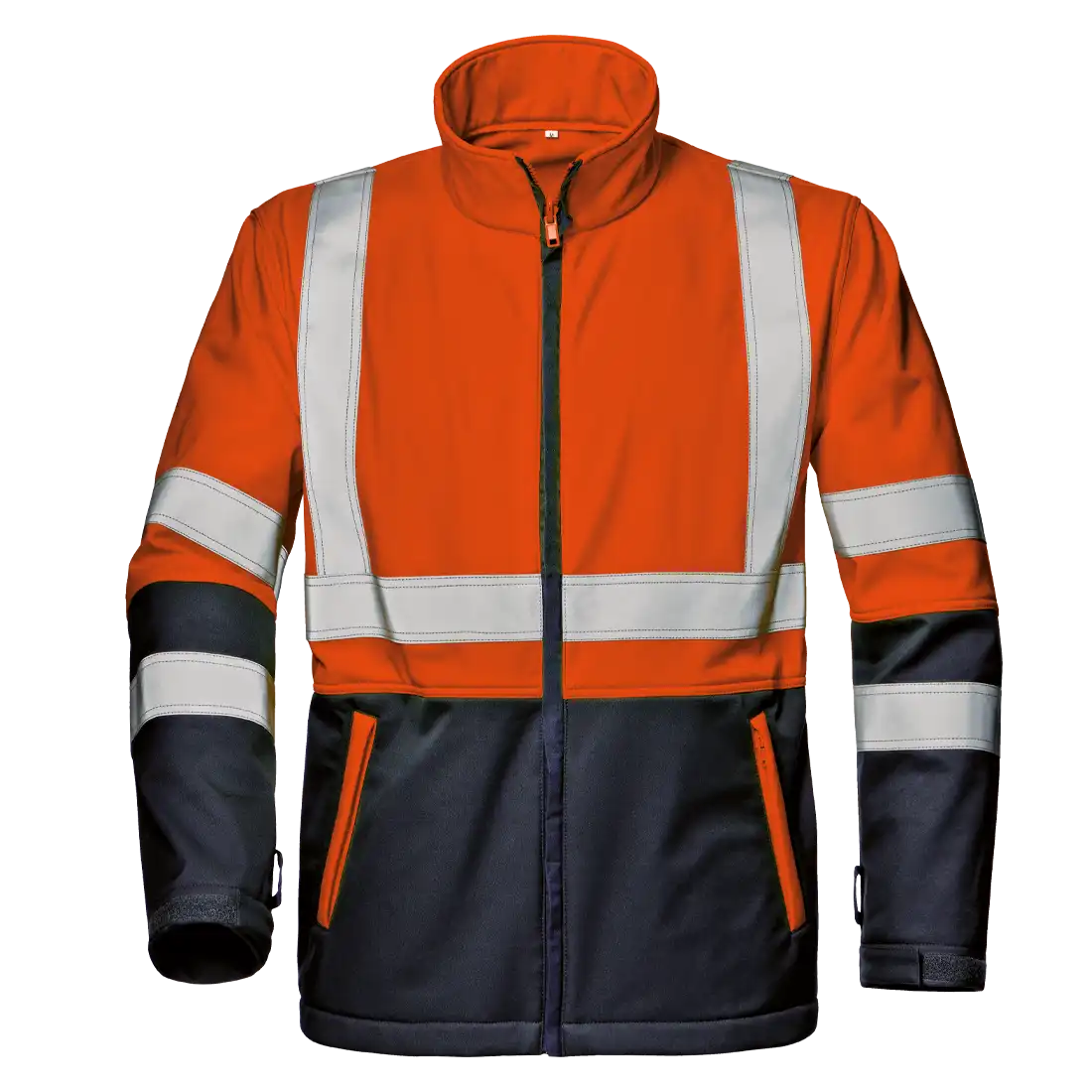 SIR SAFETY MICROLINES COMPLEX High Vis Softshell Jacket Men - Reflective Bands