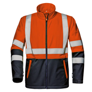 SIR SAFETY MICROLINES COMPLEX High Vis Softshell Jacket Men - Reflective Bands