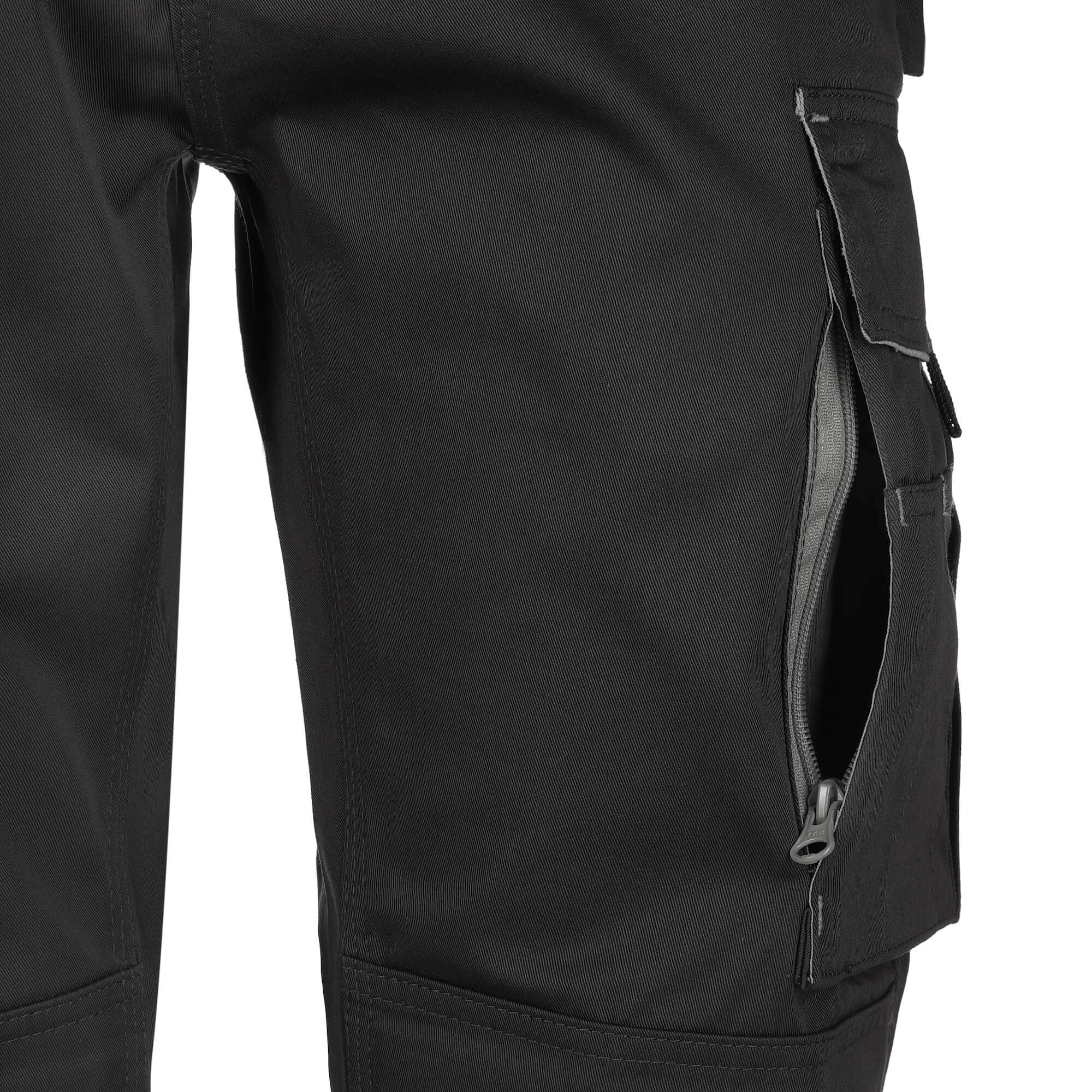 TMG Finesse Work trousers grey - Hose grau-03