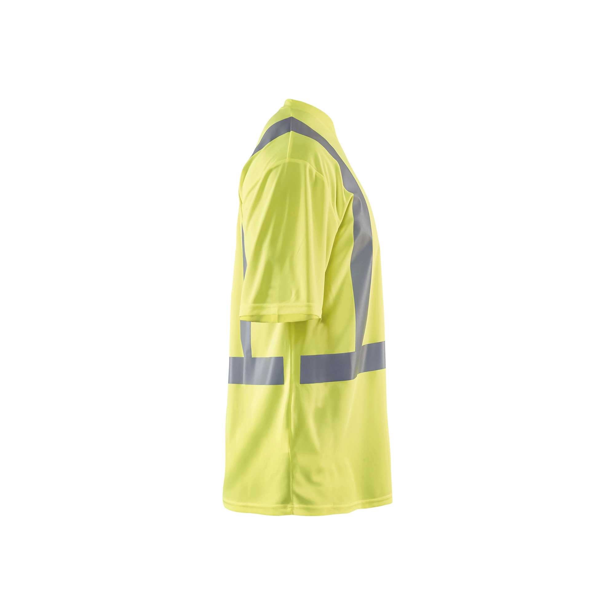 BLAKLADER 33821011 UV T SHIRT HI VIS Hi Vis Reflective Short Sleeve Work T-Shirt MEN - 100% Polyester