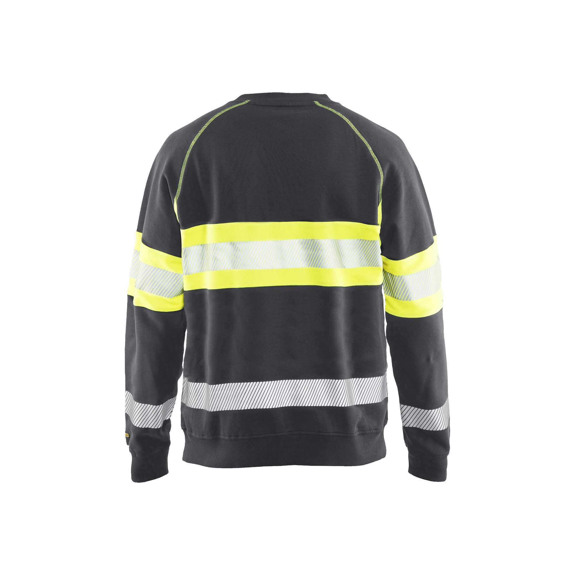 BLAKLADER 33591158 Hi Vis Sweater Hi Vis Reflective Work Sweatshirt MEN - 100% Cotton