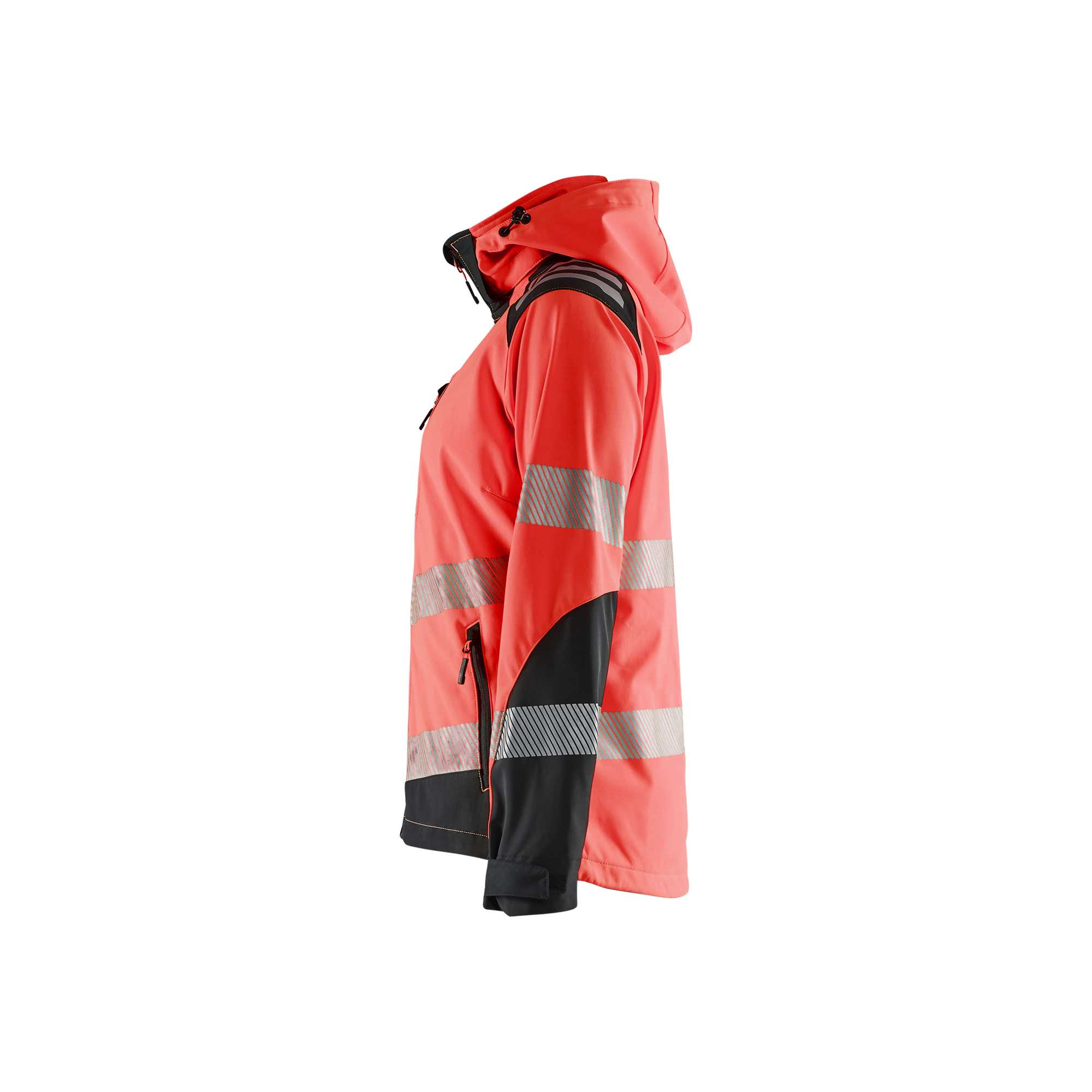 BLAKLADER 47912513 Women's Hi Vis Softshell Jacket Hi Vis Reflective Softshell Work Jacket WOMEN - Waterproof